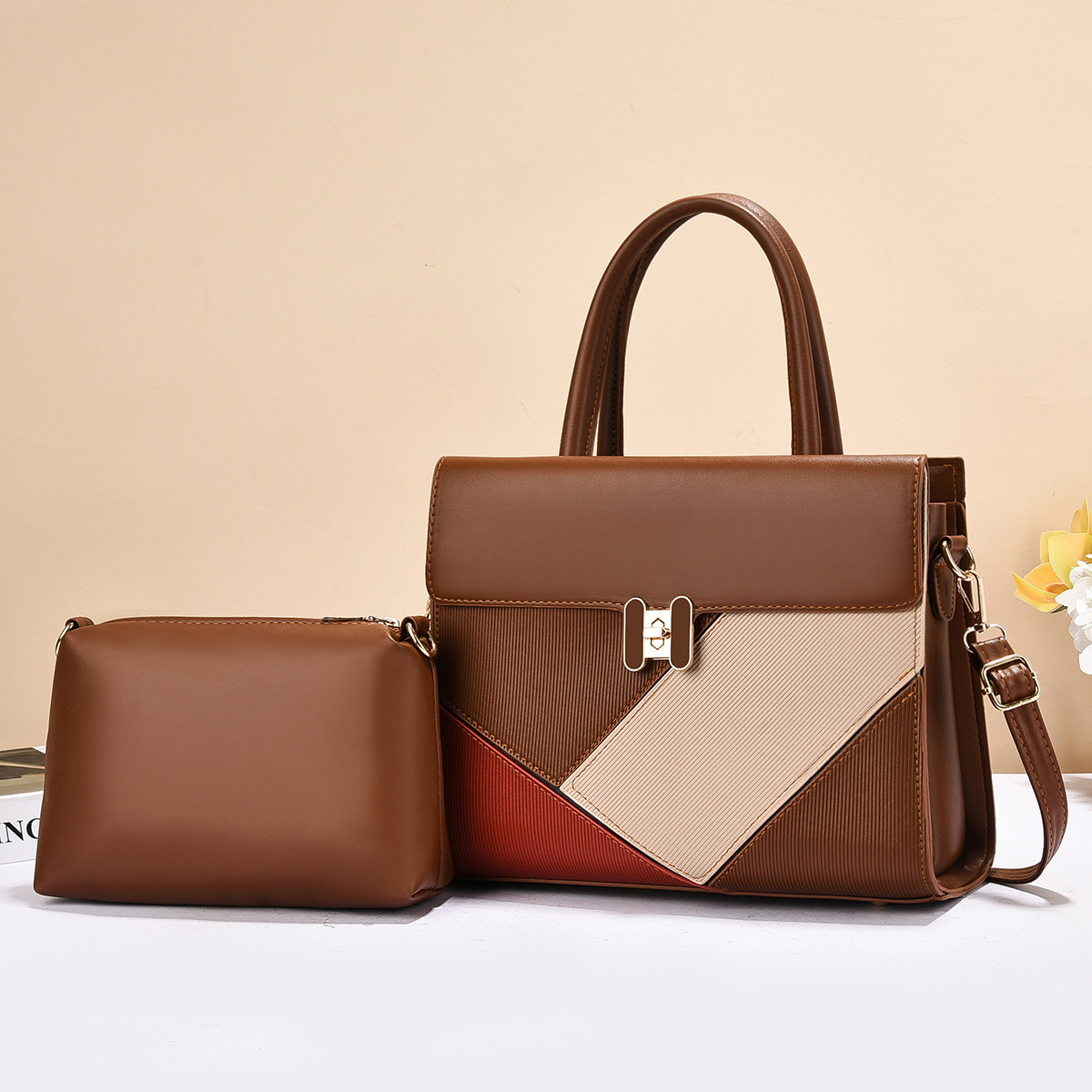 HERMES BAG - BROWN