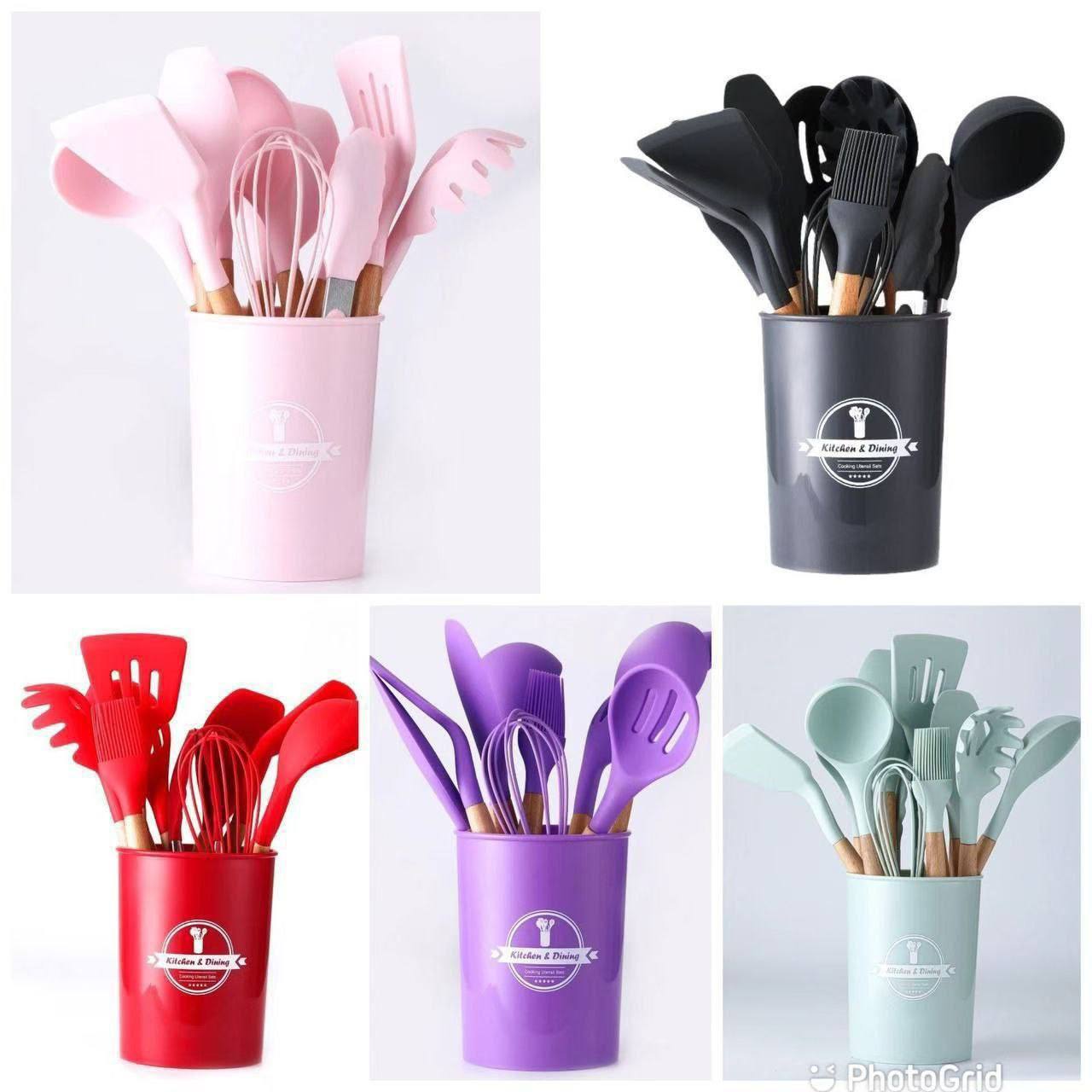 SILICONE SPOON SET