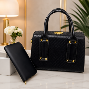 CLASSY BOX BAG - BLACK